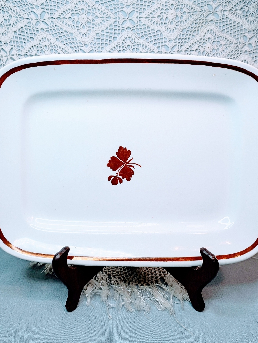 Alfred Meakin Tea Leaf Ironstone Platter